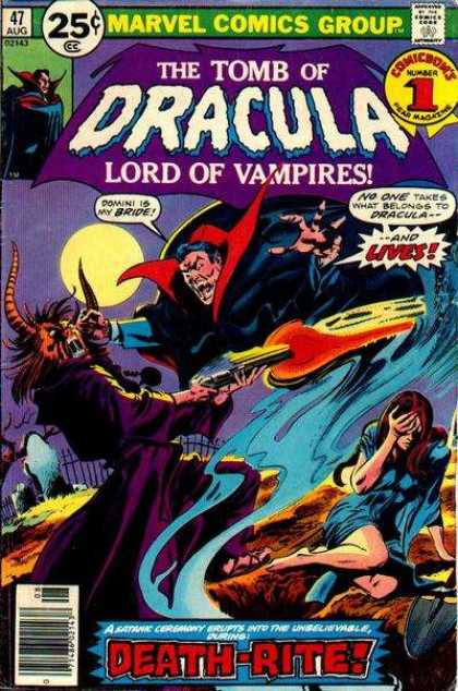 Tomb of Dracula 47 - Vampire - Gun - Monster - No One Takes What Belongs To Dracular - Death-rite