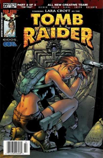 Tomb Raider 22 - Lara Craft - Gun - Backpack - Kneeing - Boots