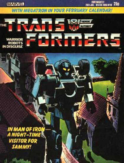 Transformers (UK) 10 - Marvel - Megatron - Man Of Iron - Visitor - Sammy
