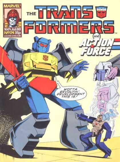 Transformers (UK) 174 - Action Force - Marvel - Robots - Transform - Battle