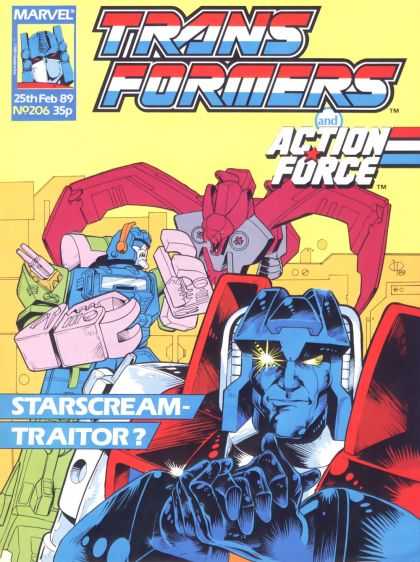 Transformers (UK) 206 - Marvel - Action Force - February - Starscream - Traitor