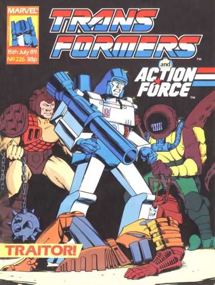 Transformers (UK) 226 - Marvel - Action Force - Gun - Weapon - Chain