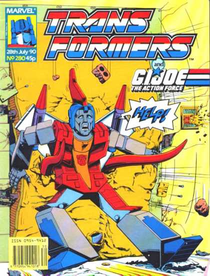 Transformers (UK) 280 - Autobots - Scared - Help - Bricks - Hurt