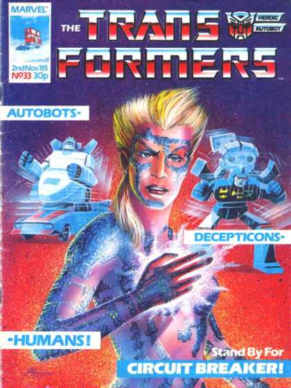 Transformers (UK) 33 - Autobots - Decepticons - Robot Heroes - Robots In Disguise - Marvel Comics