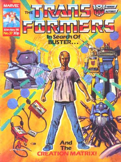 Transformers (UK) 37 - Buster - Matrix - Optimus Prime - Bumblebee - Shockwave