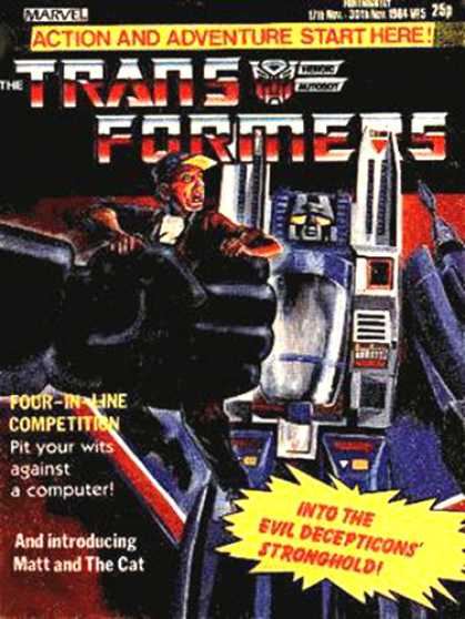 Transformers (UK) 5 - Action - Adventure - Computer - Matt And The Cat - Rock-in-line Comprtition