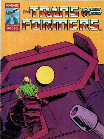 Transformers (UK) 60 - Marvel - Heroic Autobot - May 10th 86 - Man - Gun