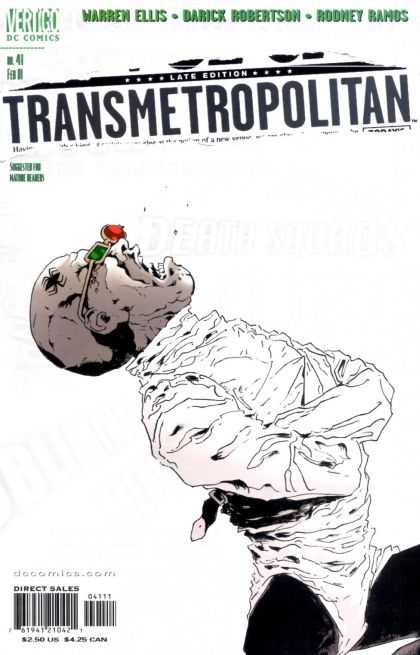 Transmetropolitan 41 - Glasses - Spider - Warren Ellis - Darick Robertson - Straitjacket - Matt Wagner