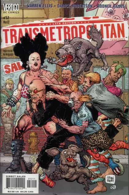 Transmetropolitan 52 - Animal - King Of Man - A Lady With Hair - Mask - Transmetropolitan