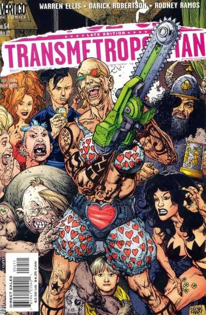 Transmetropolitan 54 - Warren Ellis - Darick Robertson - Rodney Ramos - Vertigo - Saw