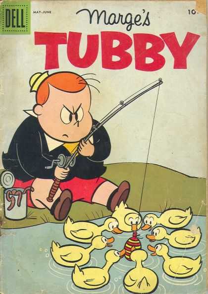 Tubby 22 - Tubby - Boy - Fishing - Fishing Pole - Hat