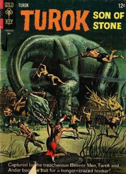 Turok: Son of Stone 51 - Turok - Son Of Stone - Beaver Men - Dinosaur - Gold Key