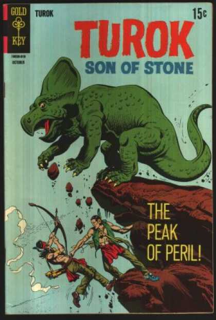 Turok: Son of Stone 63 - Dinosaur - Arrow - Bow - Cliff - Indians