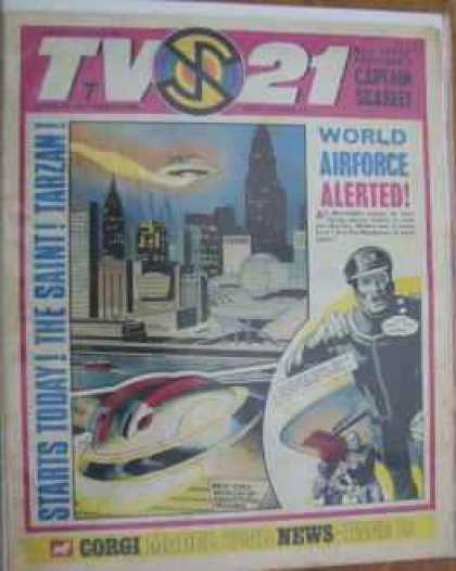 TV Century 21 190 - Captain - Ufo - Soldier - City - Alert