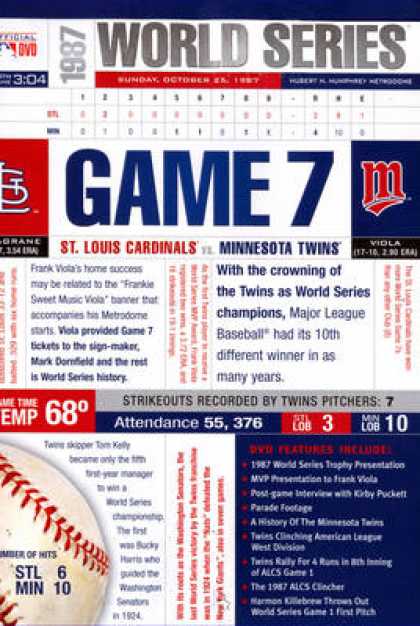 TV Series - 1987 World Series - Game 7 (slim Case)