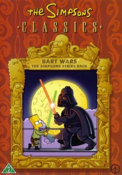 TV Series - The Simpsons Bart Wars Danish
