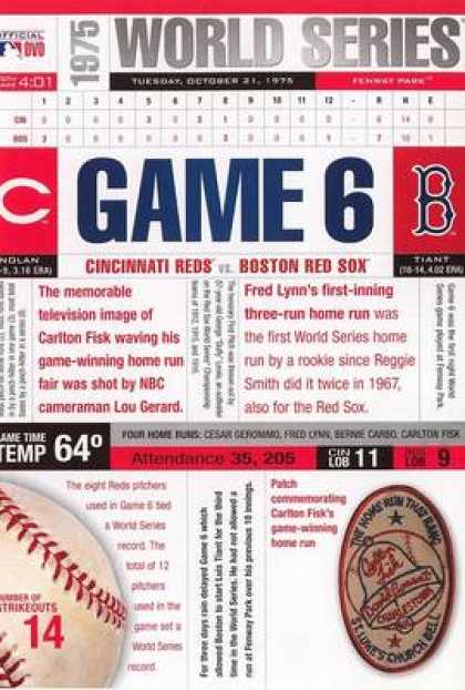 TV Series - The Cincinnati Reds: 1975 World Series Game