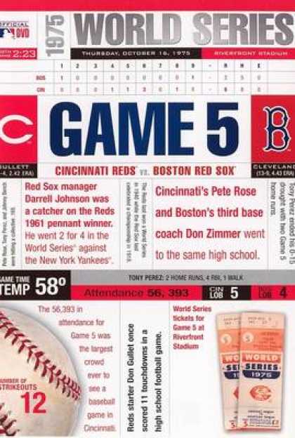 TV Series - The Cincinnati Reds: 1975 World Series Game