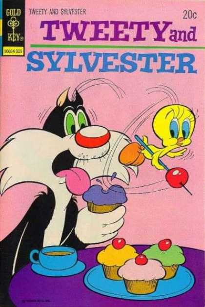 Tweety and Sylvester 33 - Gold Key - Cartoon - Animation - Cat - Bird