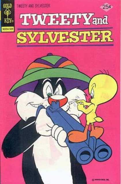 Tweety and Sylvester 49 - Tweety - Sylvester - Saturday Morning Cartoons - I Though I Saw A Pussy Cat - Cat And Bird