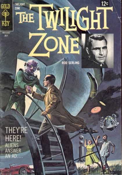 Twilight Zone 26 - Gold Key - Alien - Space Suit - Ufo - Man