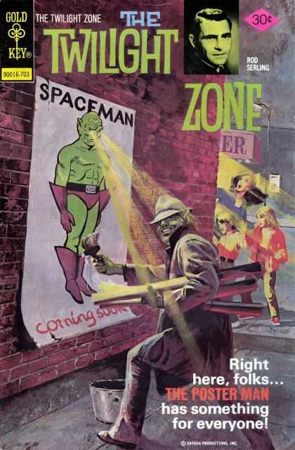 Twilight Zone 76 - Spaceman - Gold Key - Coming Soon - Alien - The Poster Man