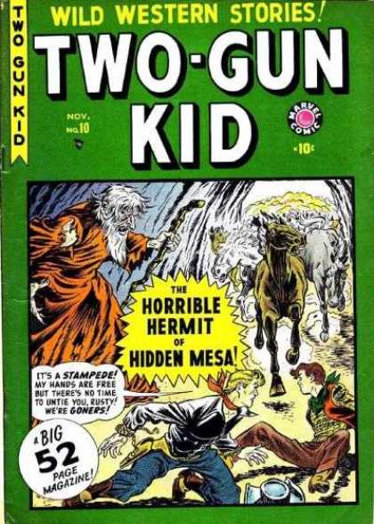 Two-Gun Kid 10 - Horse - Cave - Hermit - Red Bandana - Cowboys