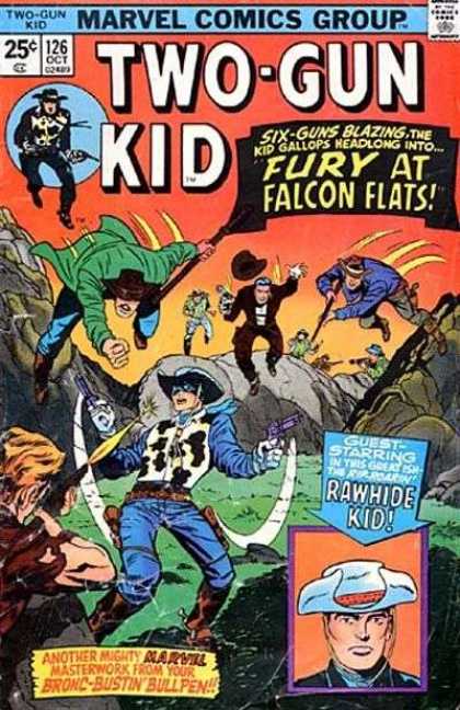 Two-Gun Kid 126 - October - Marvel - Fury At Falcon Flats - Superhero - Cowboy