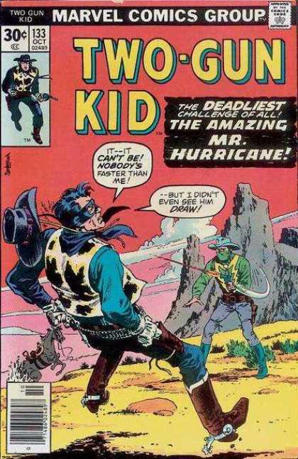 Two-Gun Kid 133 - Lightning - Mr Hurricane - The Duel - The Deadliest - Bang