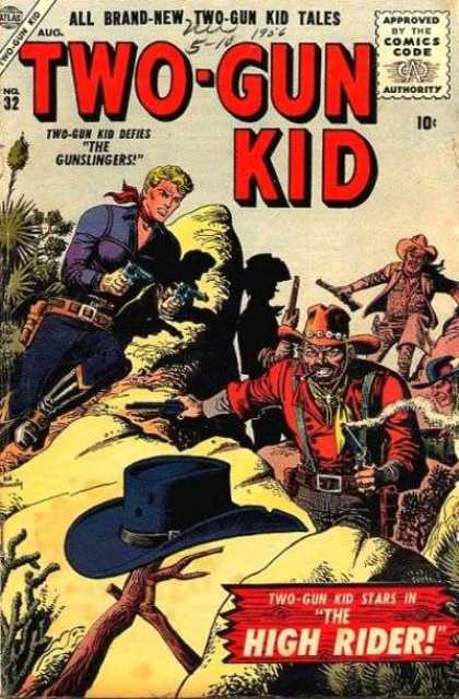 Two-Gun Kid 32 - The Gunslingers - Hat - Guns - The High Rider - Branches