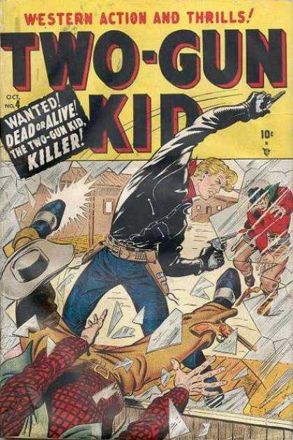 Two-Gun Kid 4 - Killer - Western - Fight - Pistol - Glass