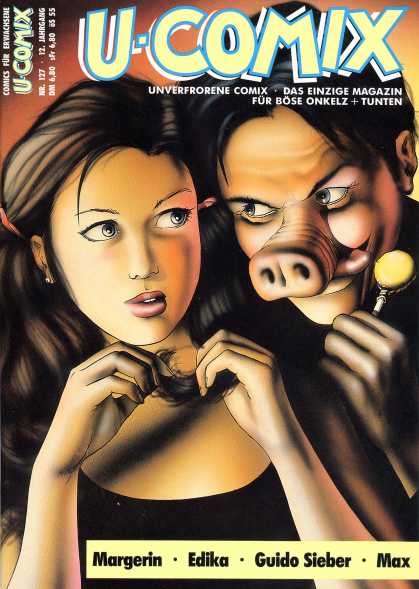 U-Comix 125 - Pig Nose - Candy - Scared - Girl - Evil