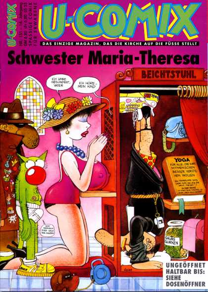 U-Comix 149 - Yoga - Beichtstuhl - Flowers - Straw Hat - Red Nose