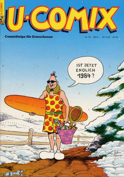 U-Comix 40 - Surfboard - Tennis Racket - Winter - Snow - Christmas Tree