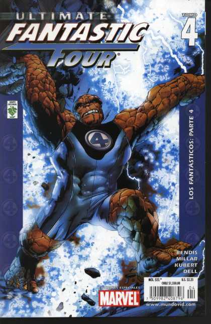 Ultimate Fantastic Four 4 - Ultimate Fantastic Four - Marvel - Spanish - Bryan Hitch