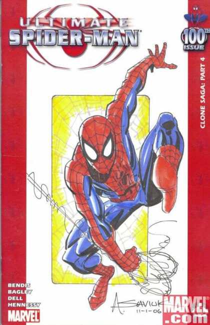 Ultimate Spider-Man 100 - Alex Saviuk - Web - Superhero - Costume - Mutant - Clone Saga Part 4
