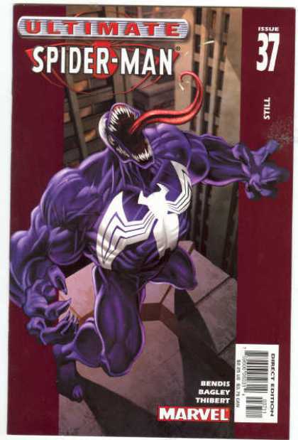 Ultimate Spider-Man 37 - Venom - Issue 37 - Marvel - Bendis - Direct Edition - Mark Bagley