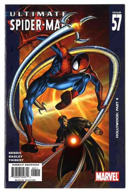 Ultimate Spider-Man 57 - Spider-man - Fighting - Byke - Hollywood - Bendis Bagley Thibery - Mark Bagley