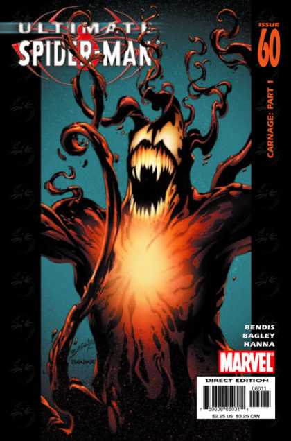 Ultimate Spider-Man 60 - Venom - Carnage - Teeth - Mark Bagley, Richard Isanove