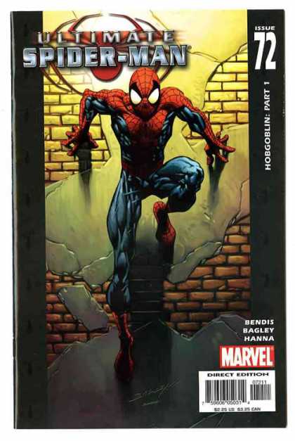 Ultimate Spider-Man 72 - Brick Wall - Issue 72 - Hobgoblin - Part 1 - Red - Mark Bagley, Richard Isanove