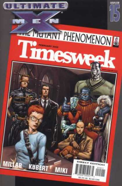 Ultimate X-Men 15 - Phenomenon - February - Timesweek - Millar - Kubert - Adam Kubert, Dave Stewart