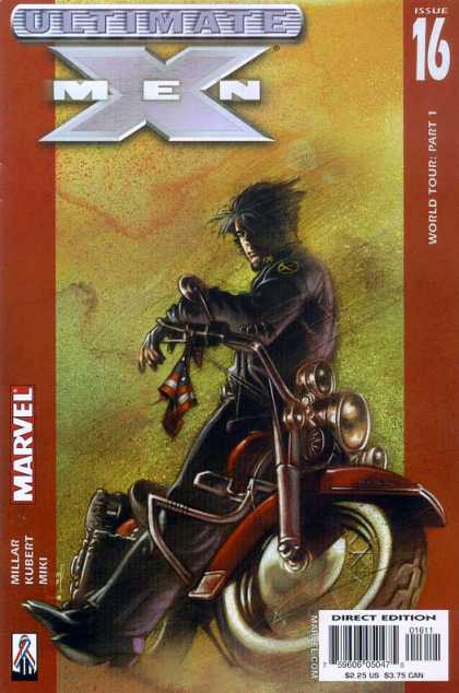 Ultimate X-Men 16 - Marvel - World Tour - Part 1 - Millar Kubert Miki - Direct Edition - Adam Kubert, Richard Isanove