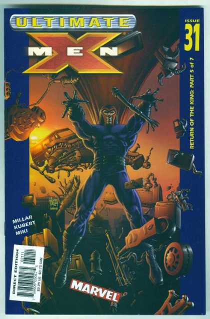 Ultimate X-Men 31 - Marvel - Issue 31 - Return Of The King - Millar Kubert Miki - Direct Edition - Adam Kubert, Richard Isanove