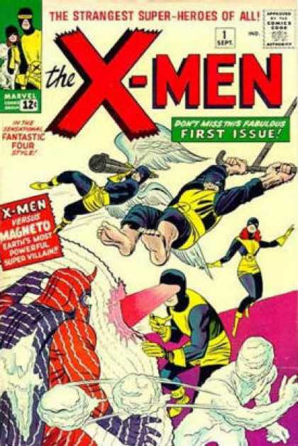 Uncanny X-Men 1 - Magneto - Cyclops - Beast - Angel - Iceman - Jack Kirby