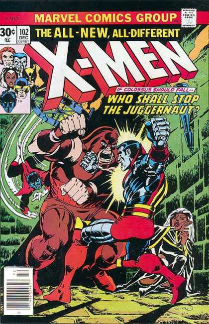 Uncanny X-Men 102 - Juggernaut - Colossus - Storm - Nightcrawler - Dave Cockrum