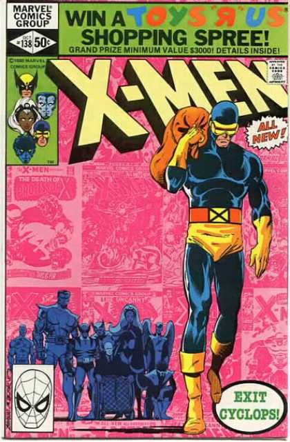 Uncanny X-Men 138 - Cyclops - Colossus - Wolverine - Professor X - Storm - John Byrne, Terry Austin