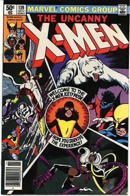 Uncanny X-Men 139 - Nightcrawler - Kitty Pryde - Angel - Colossus - Wolverine - John Byrne, Terry Austin