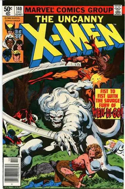 Uncanny X-Men 140 - Wolverine - Wendigo - Nightcrawler - John Byrne, Terry Austin