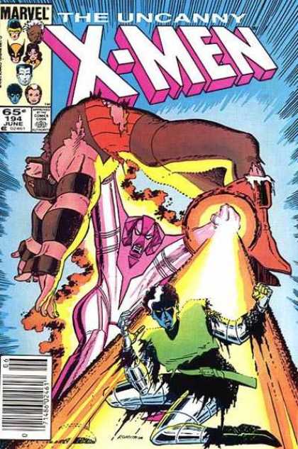 Uncanny X-Men 194 - Juggernaut - Rogue - John Romita