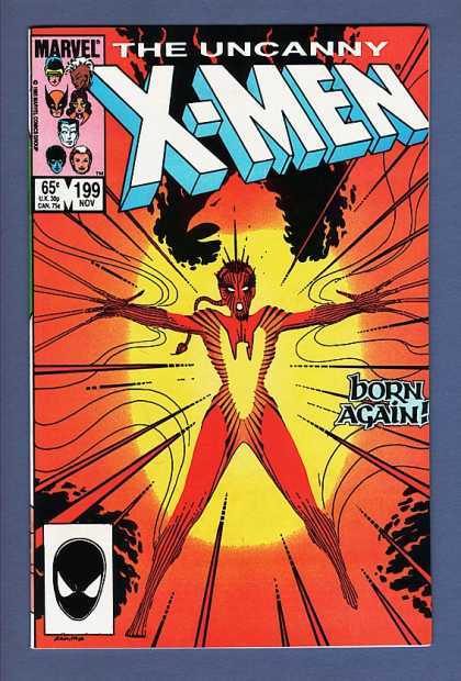 Uncanny X-Men 199 - Phoenix - Fire - Flames - Jean Grey - Hands - John Romita